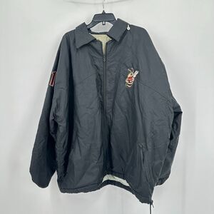 Vtg Concordia Stingers DeLong Football Jacket 2XL Black 21 Streetwear Collector‎